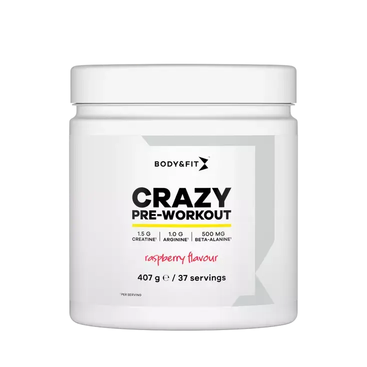 Body & Fit Crazy Pre-workout - 407 g - Muskelkompaniet