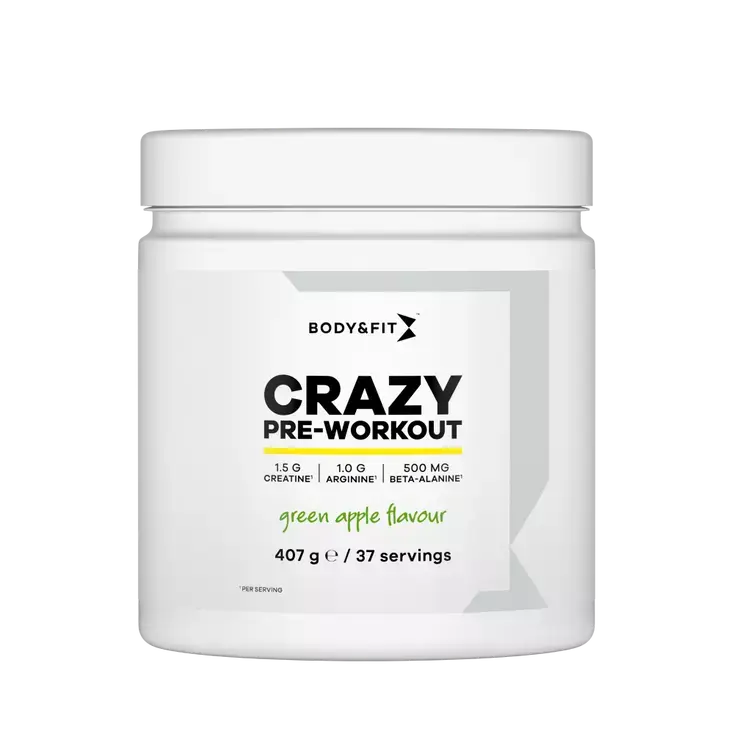 Body & Fit Crazy Pre-workout - 407 g - Muskelkompaniet