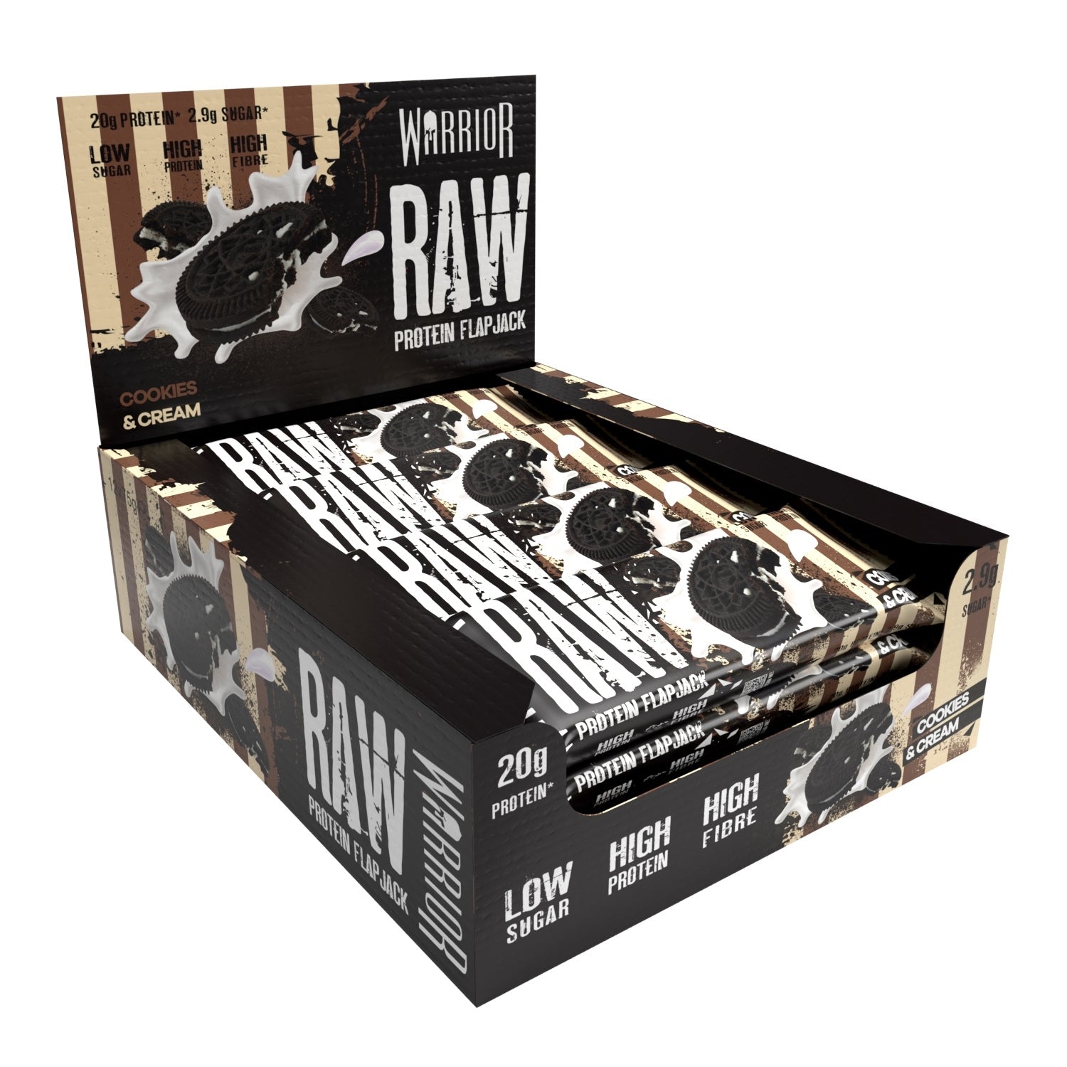 Warrior Raw Protein Flapjack - 12 x 75 g