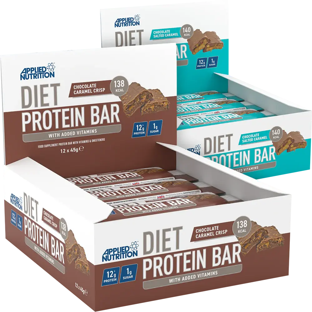 Applied Nutrition Diet Protein Bar - 12 x 45 g - Muskelkompaniet