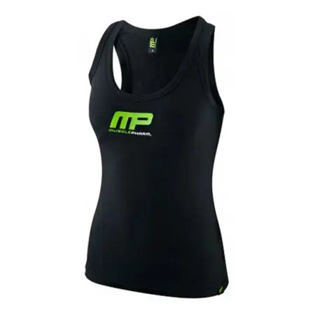 MusclePharm MPL3 Ladies Top Logo - Black/Green