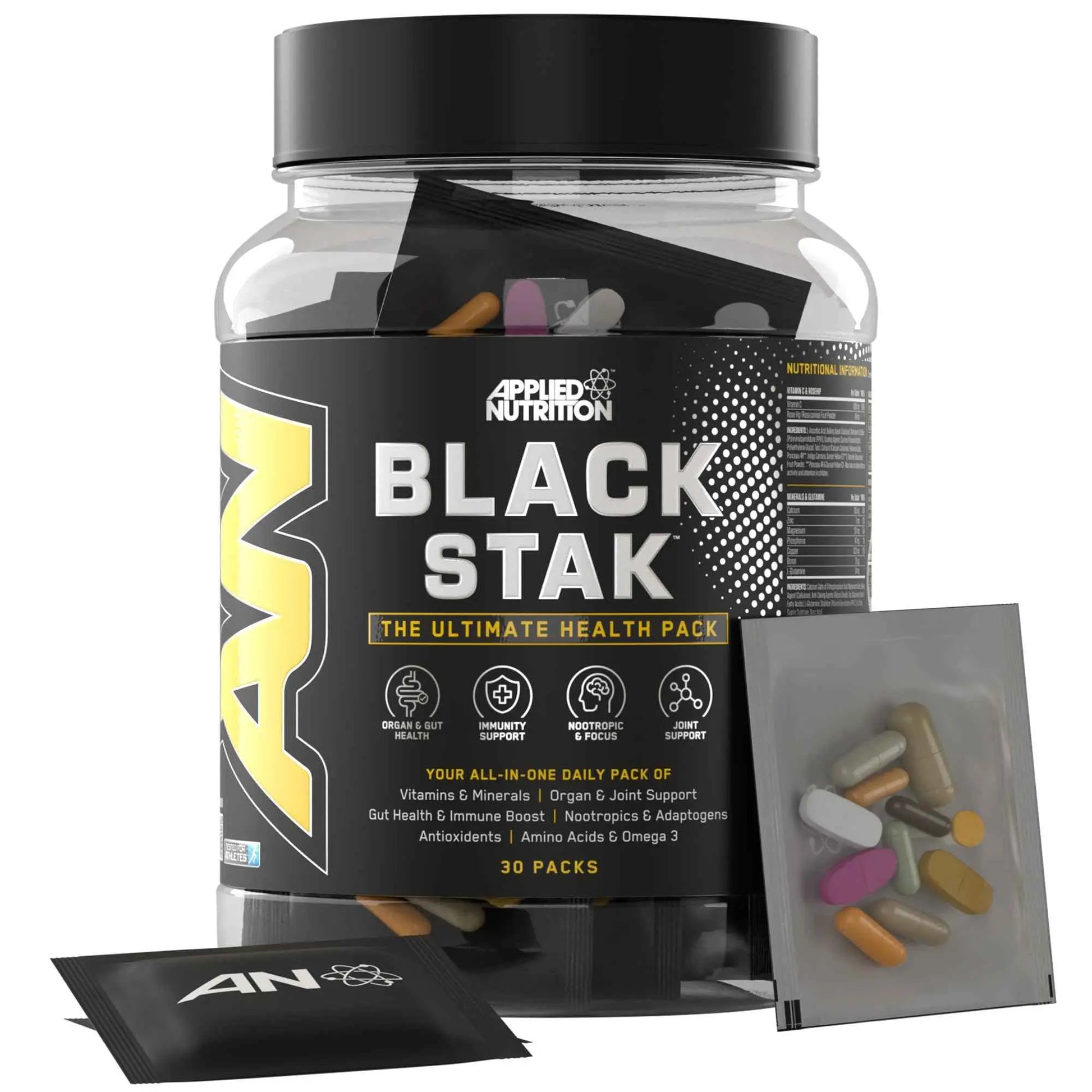 Applied Nutrition Black Stak - 30 packs