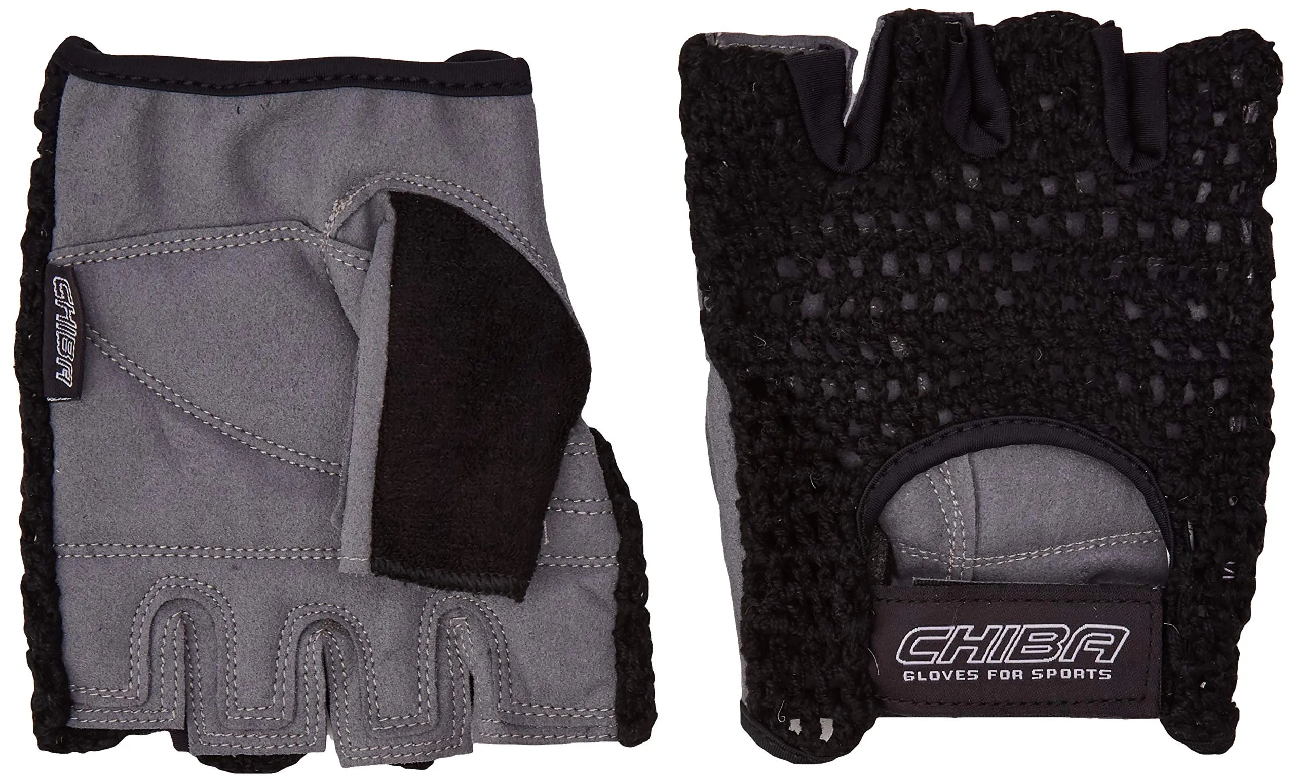 Chiba 30410 Athletic Gloves - Svarta - Muskelkompaniet