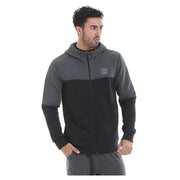 GGSWT085 Golds Gym Zipper Hoodie Perform - Black/Charcoal