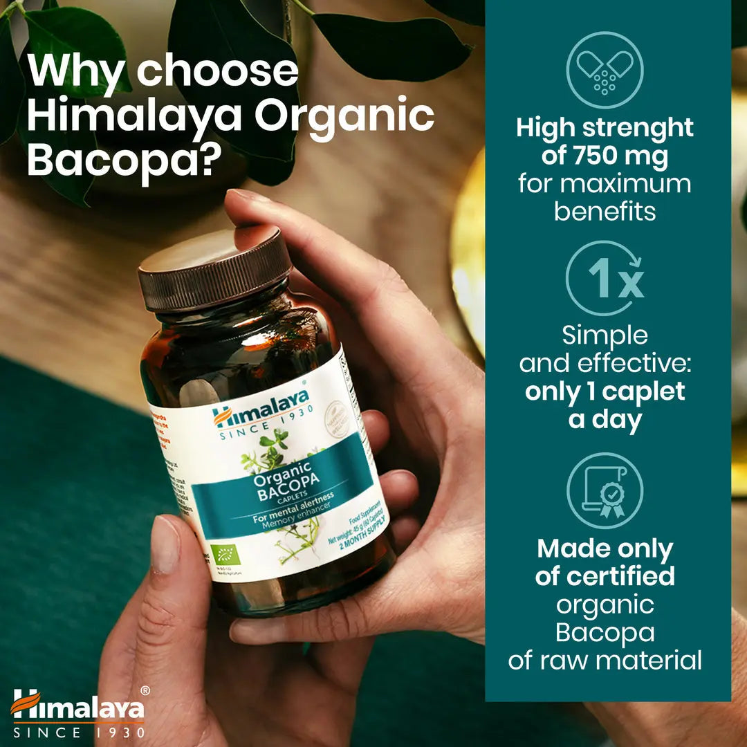 Himalaya Organic Bacopa - 60 caps