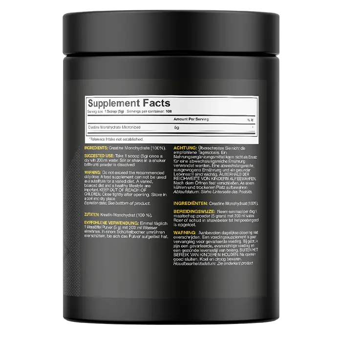 Dedicated Nutrition Premium Micronised Creatine Monohydrate - 500 g