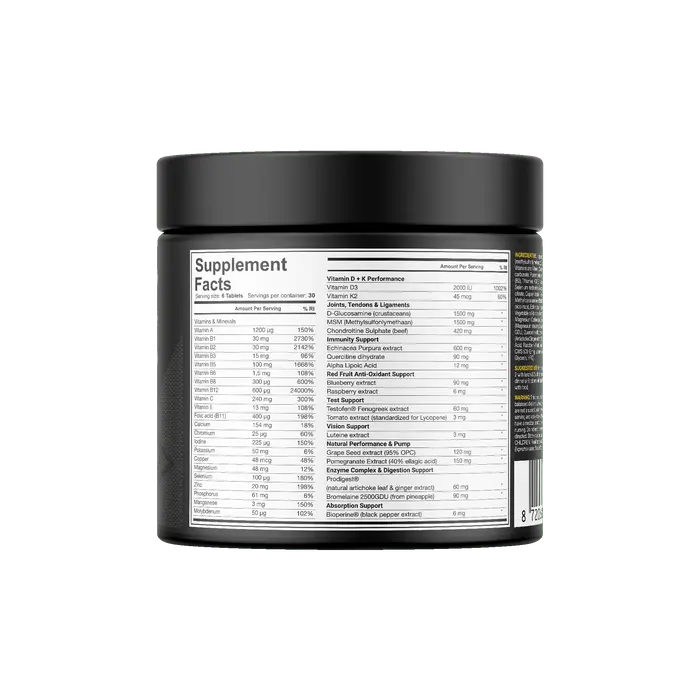 Dedicated Nutrition Alpha Triad - 180 tabletter