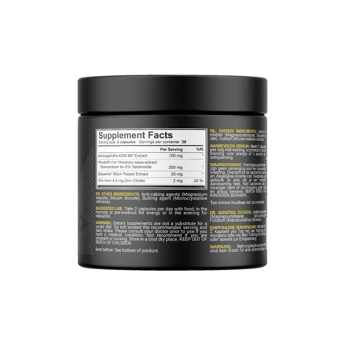 Dedicated Nutrition Ashwa-Bol - 60 kapslar