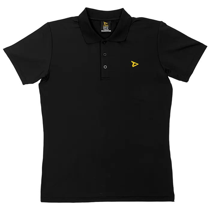 Dedicated Dry-Fit Black Polo - 2XL