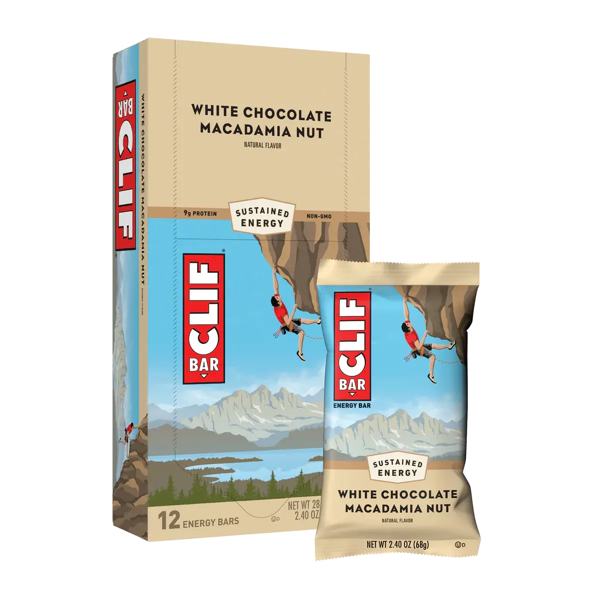 Clif Bar - 12 x 68 g - Muskelkompaniet