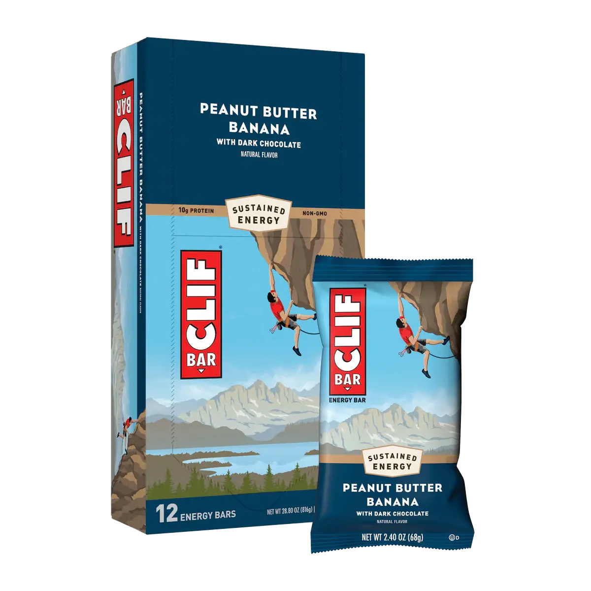 Clif Bar - 12 x 68 g - Muskelkompaniet