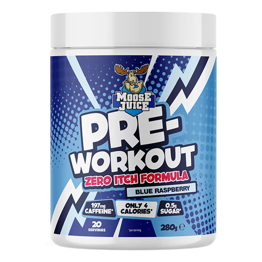 Muscle Moose Pre-Workout Zero Itch Formula - 20 servings