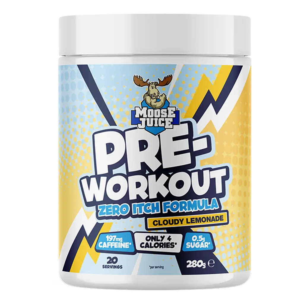 Muscle Moose Pre-Workout Zero Itch Formula - 20 servings