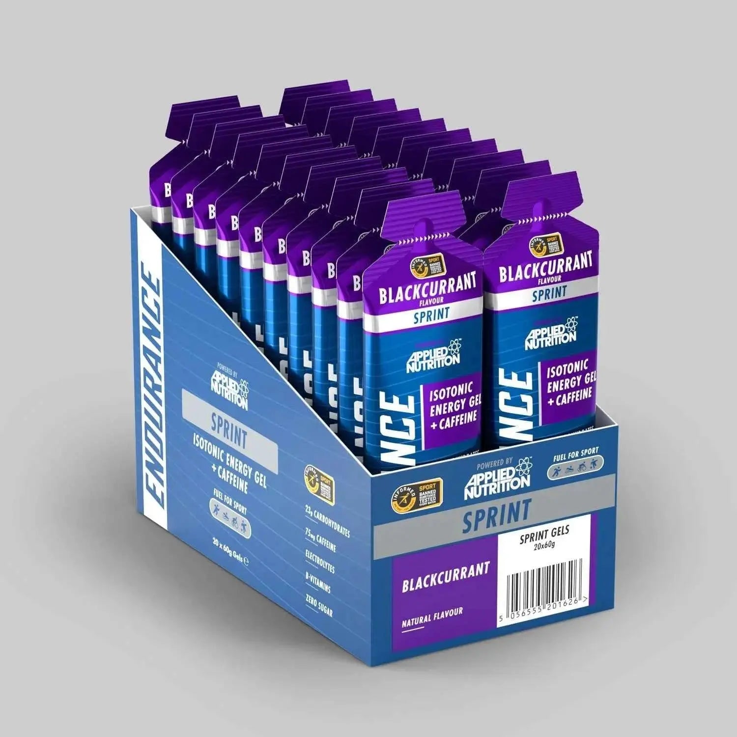 Applied Nutrition Endurance Sprint Gel With Caffeine - 20 x 60 ml
