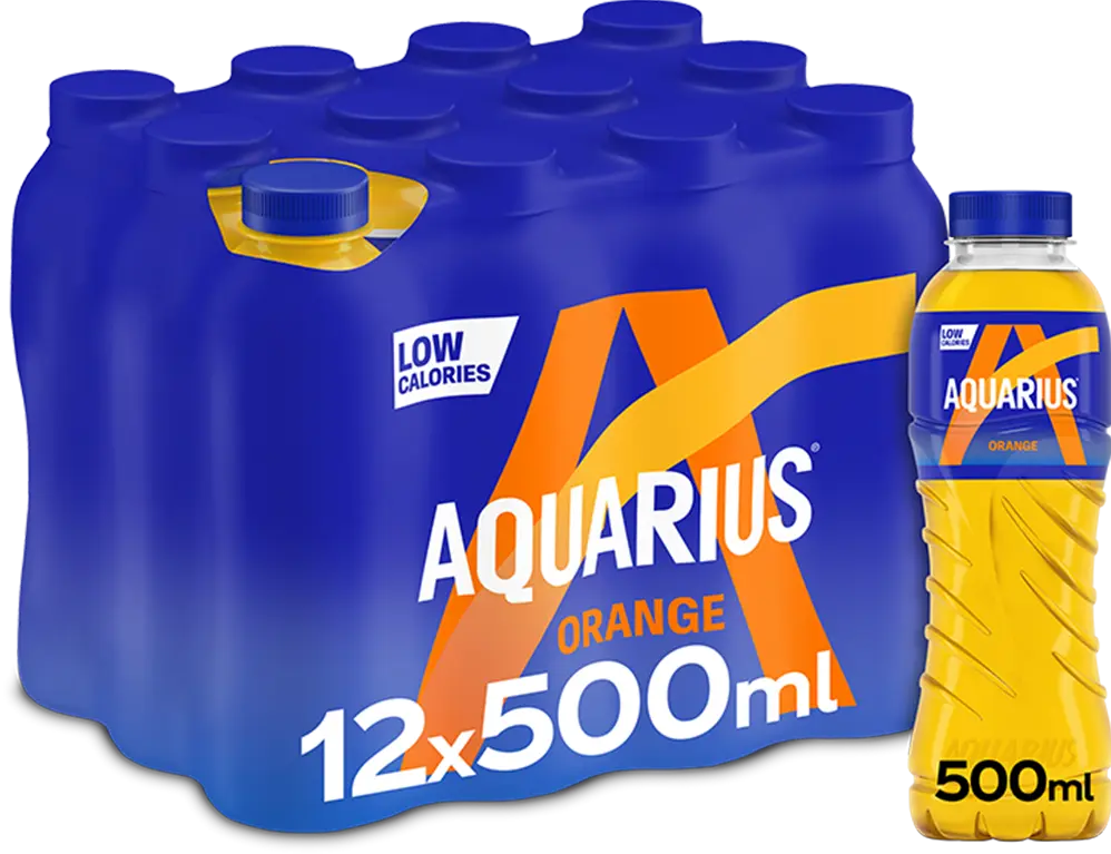 Aquarius - 12 x 500 ml - Lemon - Muskelkompaniet