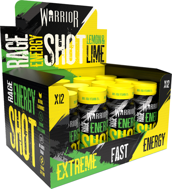 Warrior Rage Energy Shots - 12 x 60 ml