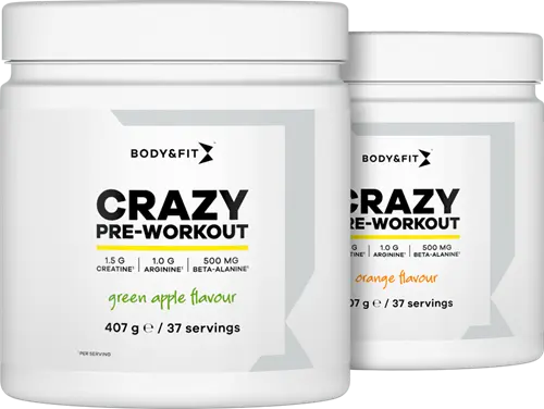 Body & Fit Crazy Pre-workout - 407 g - Muskelkompaniet