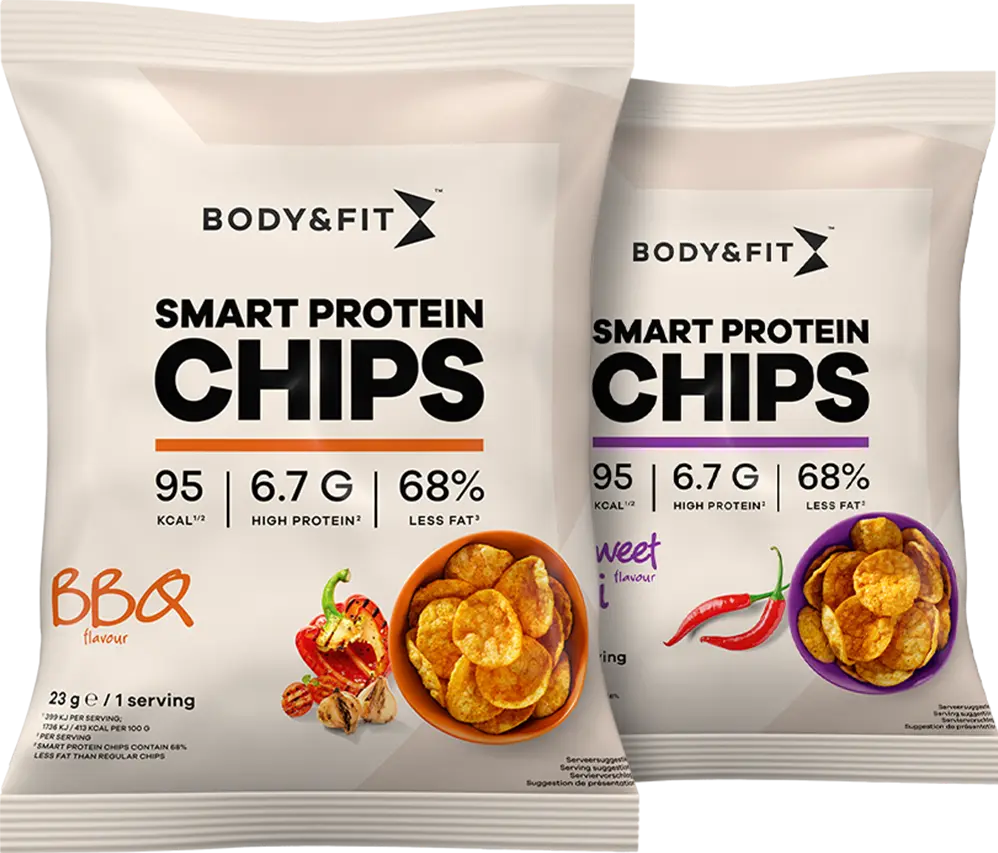 Body & Fit Smart Chips - 12 x 23 g - BBQ - Muskelkompaniet