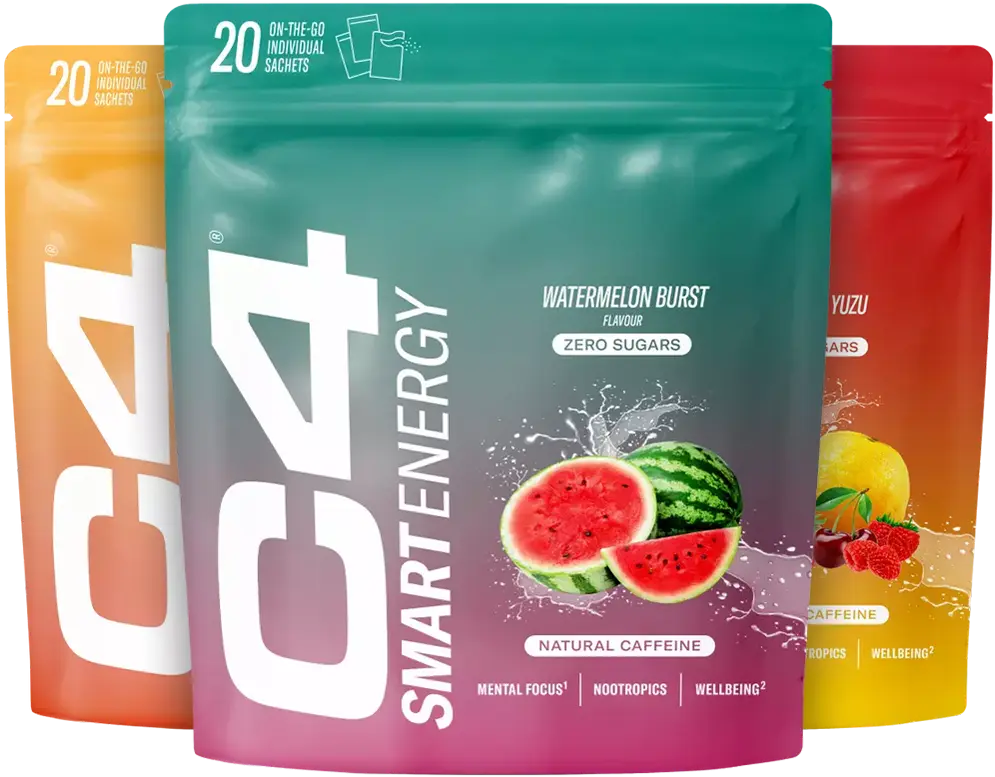 C4 Smart Energy Powder - 20 sachets - Muskelkompaniet