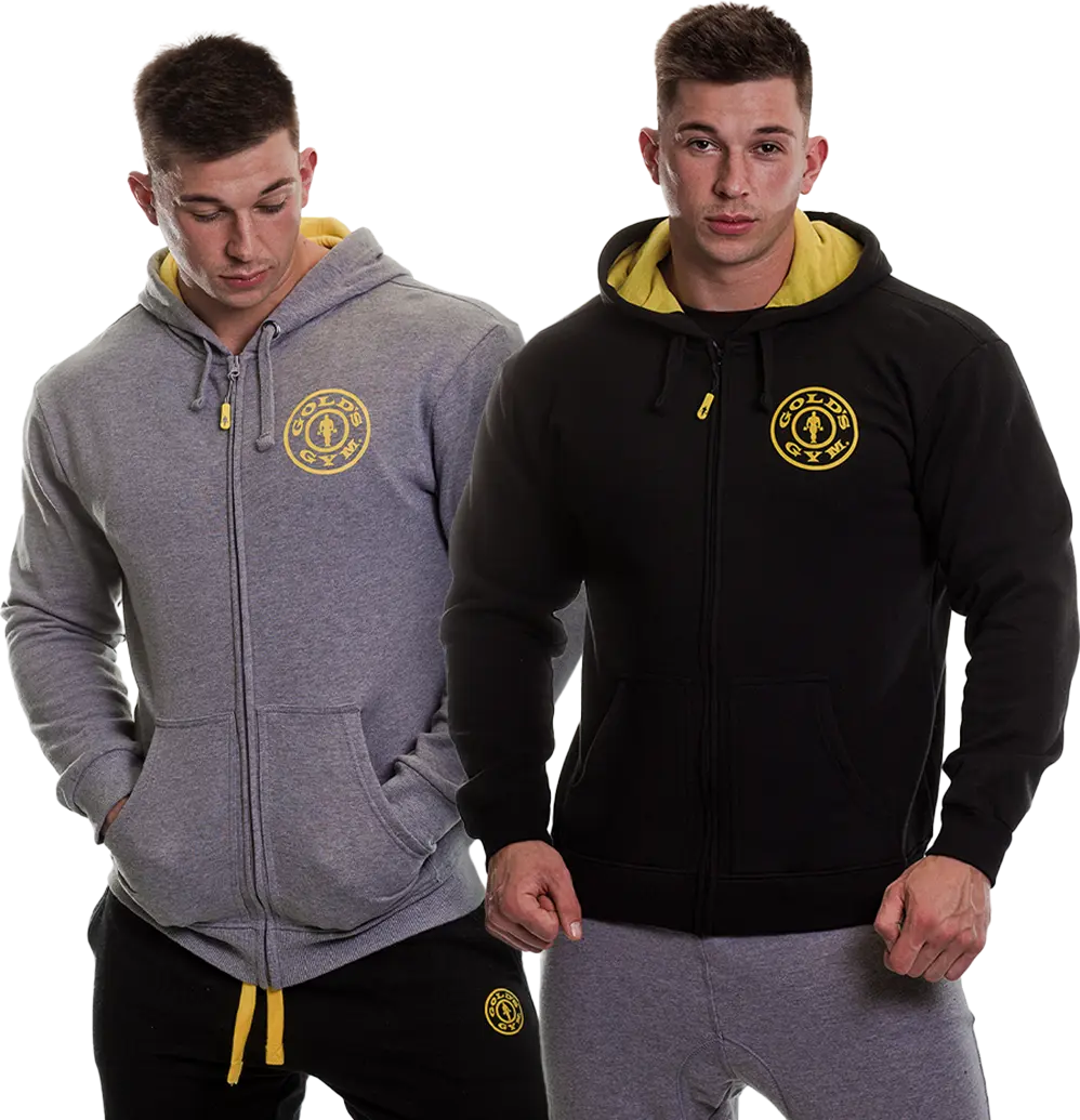 GGSWT007 Golds Gym Zipper Hoodie Joe