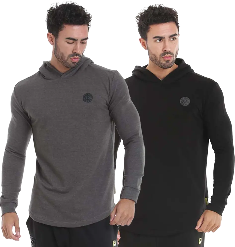 GGSWT083 Golds Gym Long Sleeve Hood Sweater – S