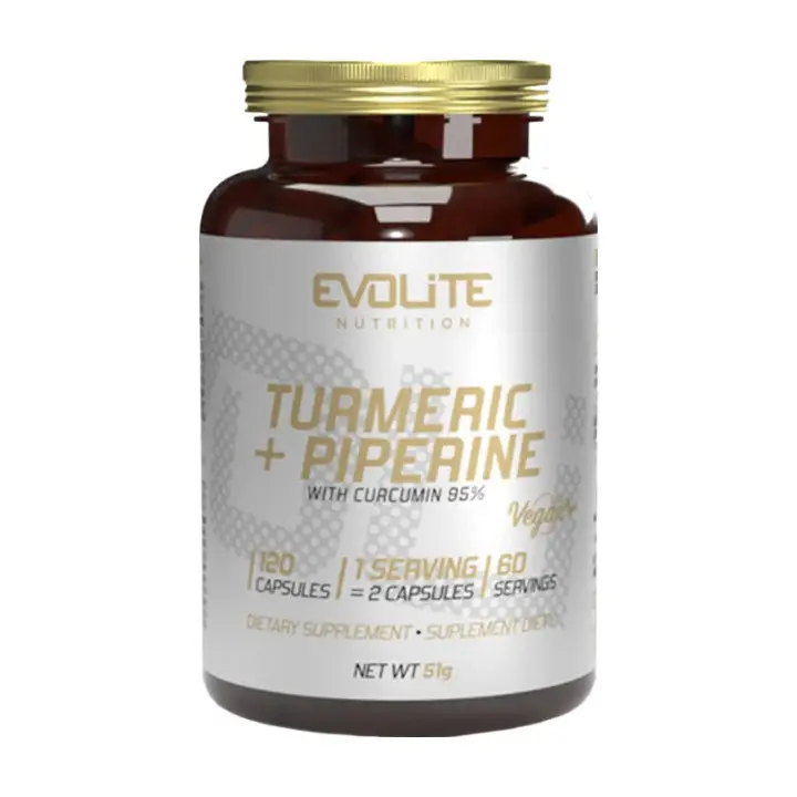 Evolite Turmeric + Piperine 95% - 120 kapslar