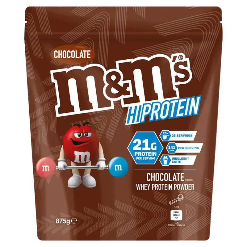 M&M's HiProtein Powder - 875 g - Chocolate