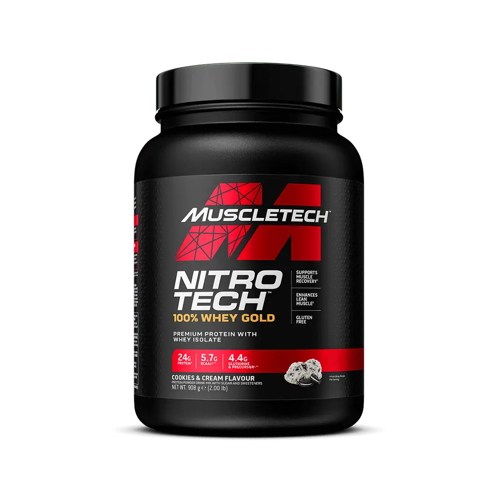 MuscleTech Nitro Tech 100% Whey Gold - 908 g - Salted Caramel