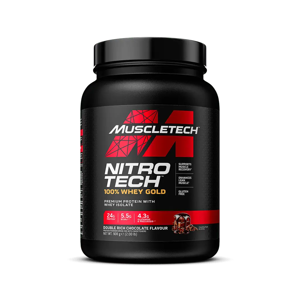 MuscleTech Nitro Tech 100% Whey Gold - 908 g - Salted Caramel