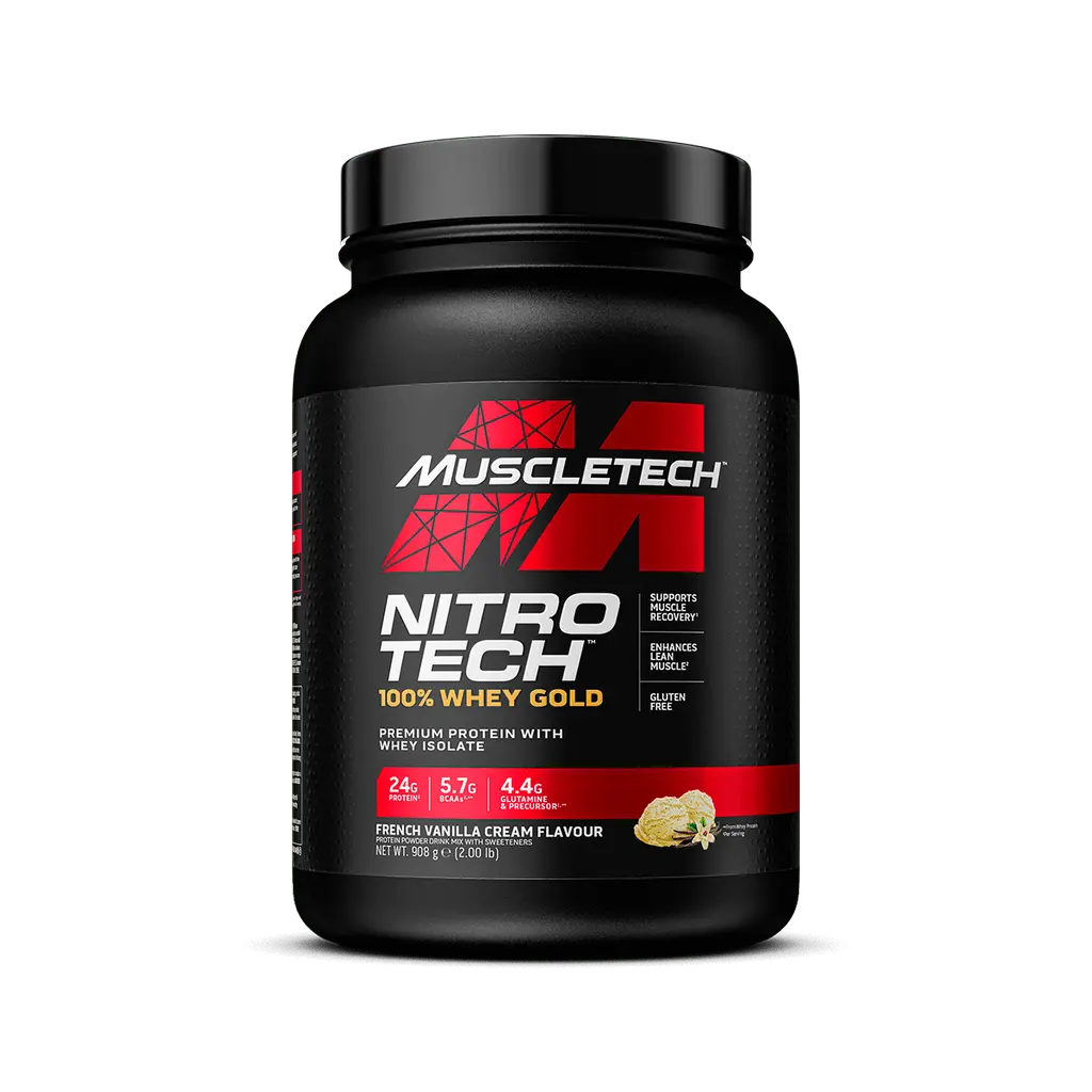 MuscleTech Nitro Tech 100% Whey Gold - 908 g - Salted Caramel