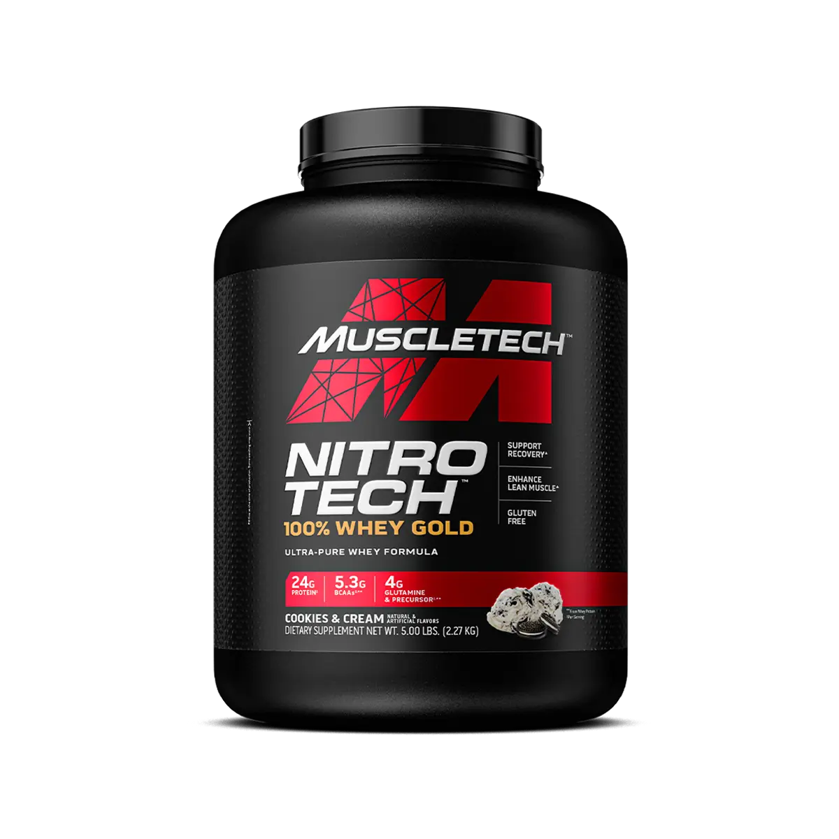 MuscleTech Nitro Tech 100% Whey Gold - 2270 g