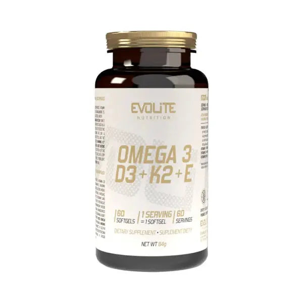 Evolite Omega 3+D3+k2+E - 60 Softgels