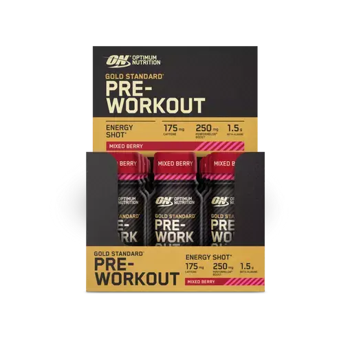 Optimum Nutrition Gold Standard Pre-workout Shot - 12 x 60 ml