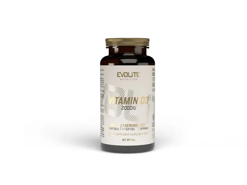 Evolite Vitamin D3 2000 IU - 120 softgels
