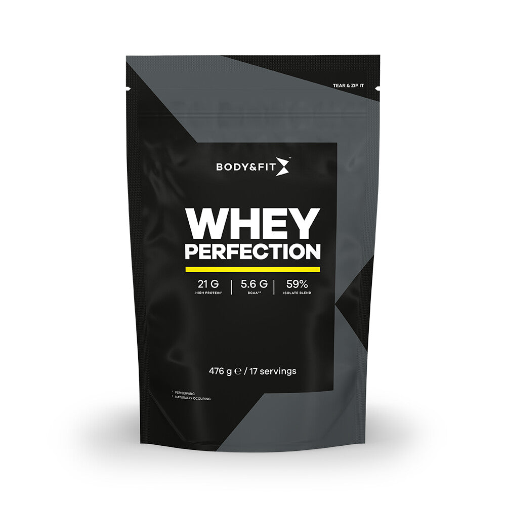Body & Fit Whey Perfection - 476 g - Vanilla Milkshake - Muskelkompaniet