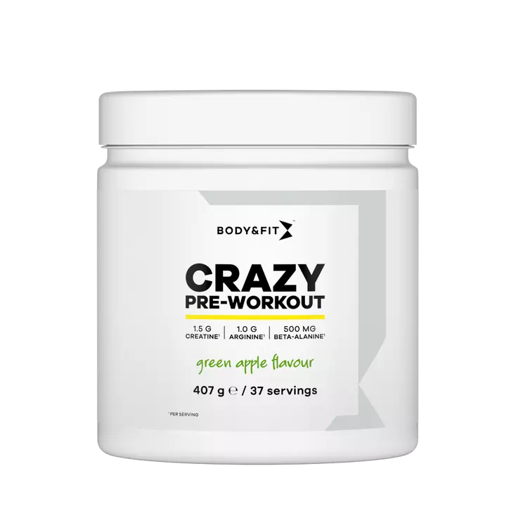 Body & Fit Crazy Pre-workout - 407 g - Muskelkompaniet
