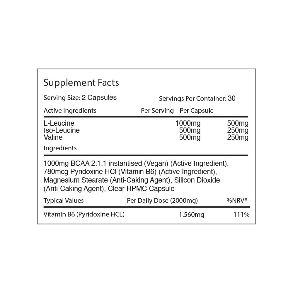 Warrior BCAA 2:1:1 - 60 tabletter