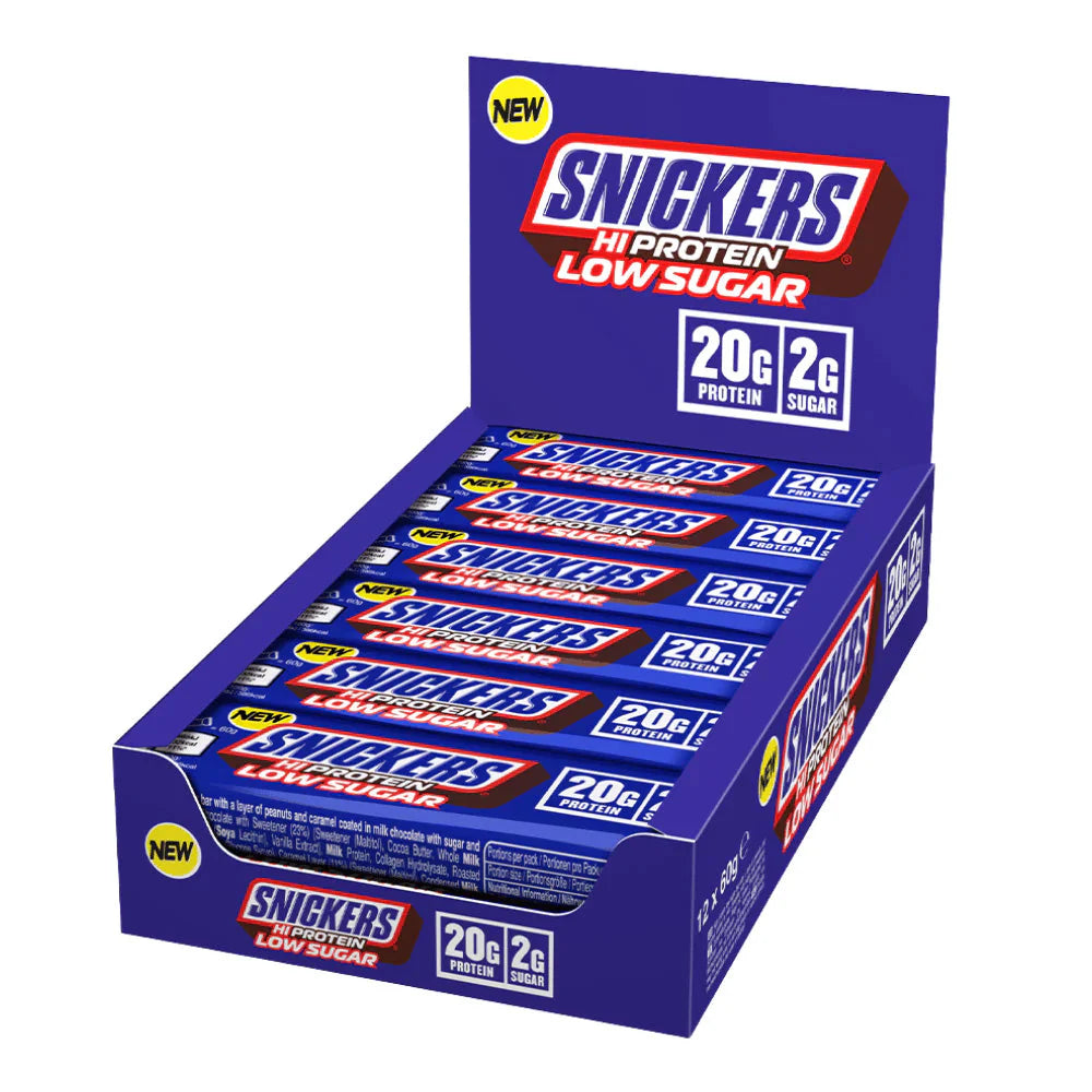 Snickers HiProtein Low Sugar - 12 x 57 g - Original
