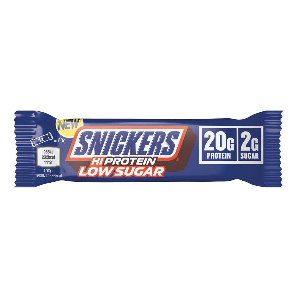 Snickers HiProtein Low Sugar - 12 x 57 g - White Chocolate