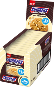 Snickers HiProtein Cookie - 12 x 60 g - White Choc & Peanut