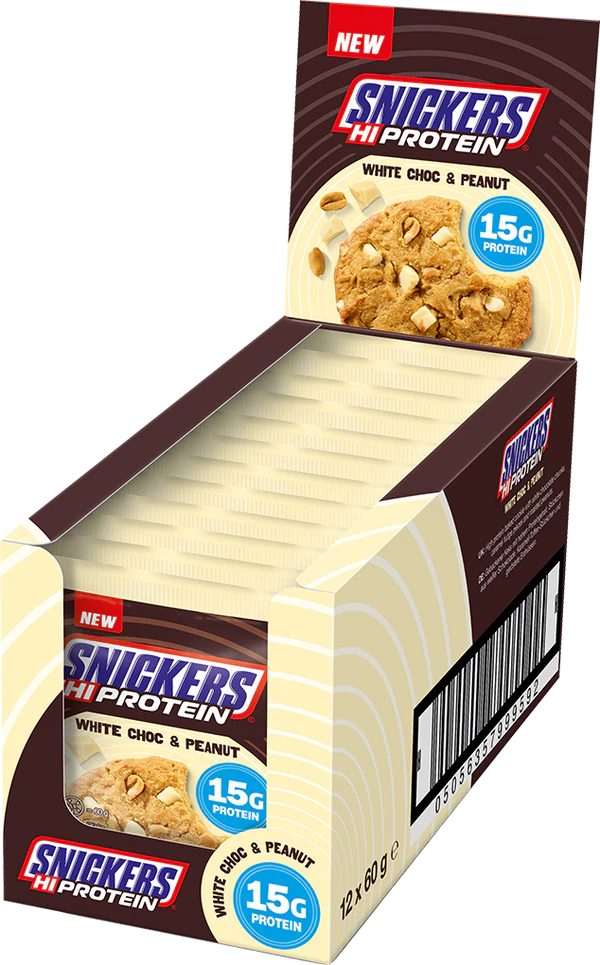 Snickers HiProtein Cookie - 12 x 60 g - Chocolate & Peanut