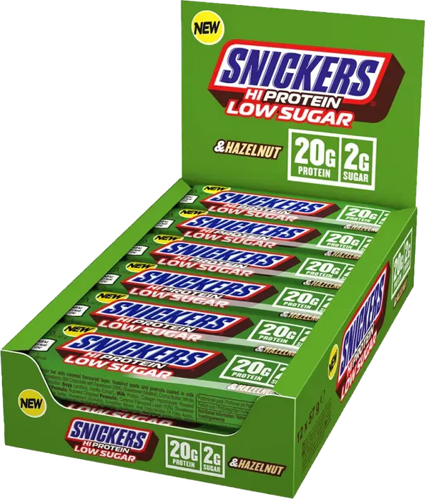 Snickers HiProtein Low Sugar - 12 x 57 g - Original