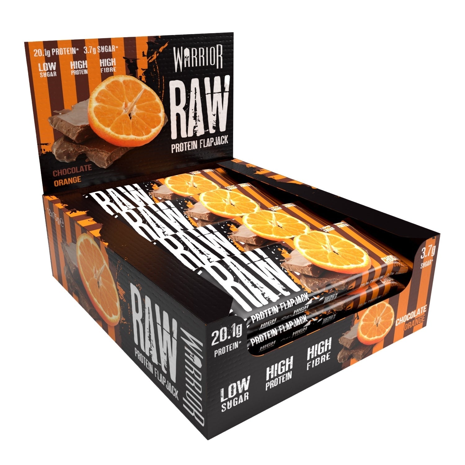 Warrior Raw Protein Flapjack - 12 x 75 g