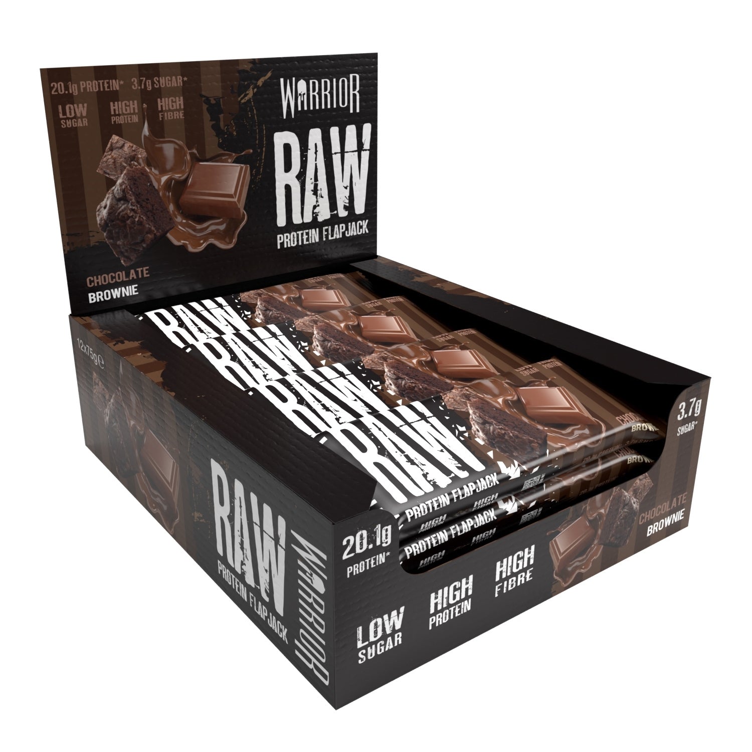 Warrior Raw Protein Flapjack - 12 x 75 g