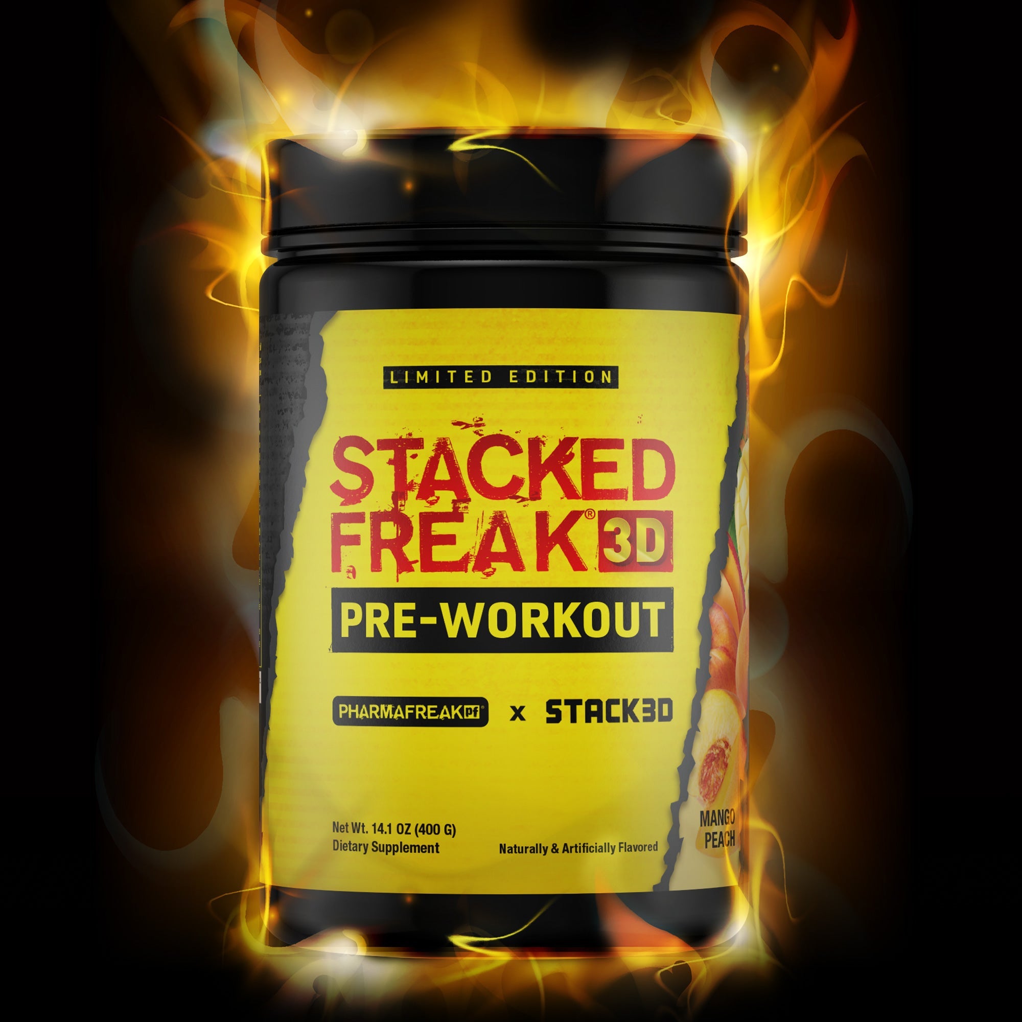 PharmaFreak Stacked Freak 3D Pre-workout - 400 g