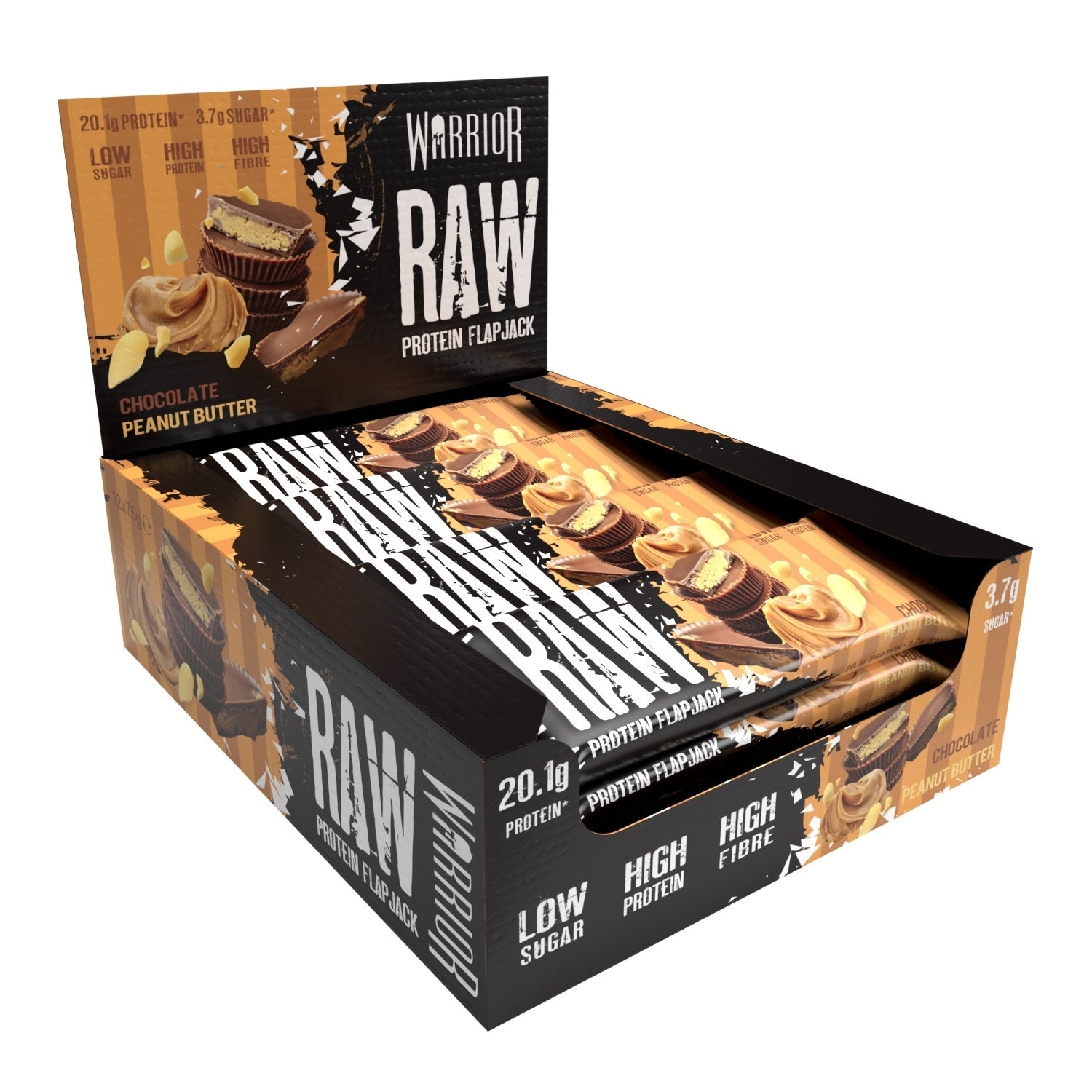 Warrior Raw Protein Flapjack - 12 x 75 g
