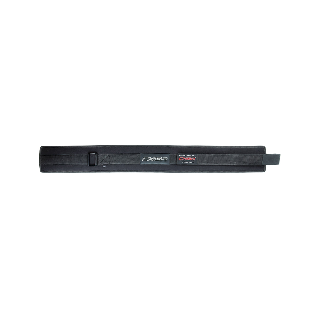 Chiba 40828 Nylon Belt - Svart - Muskelkompaniet