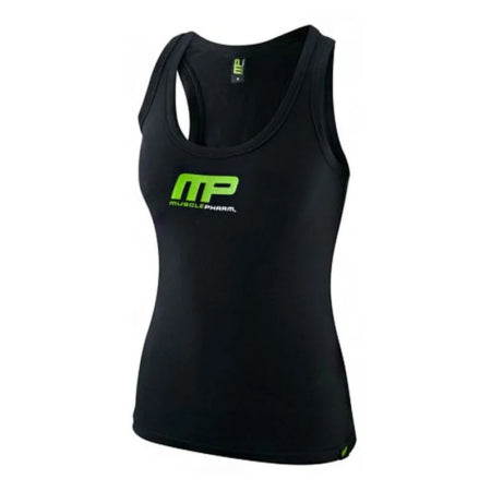 MusclePharm MPL3 Ladies Top Logo - Black/Green