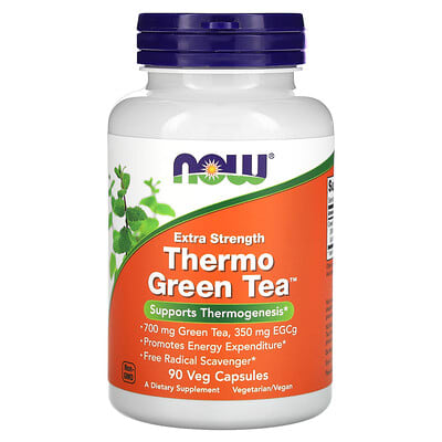 NOW Foods NOW2075 Thermo Green Tea - 90 veg kapslar