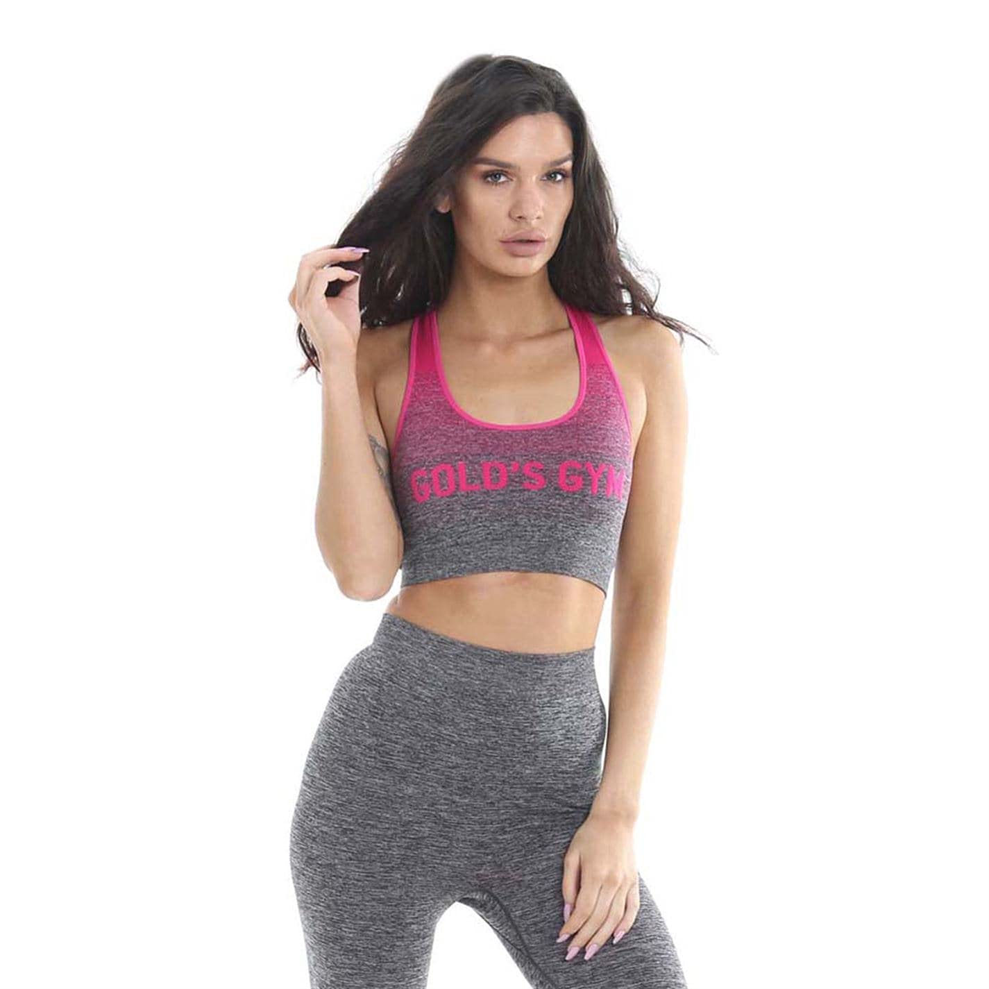 GGLTOP131 Golds Gym Ladies Seamless Top